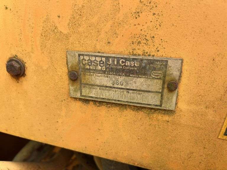 Case 360 Trencher for Parts