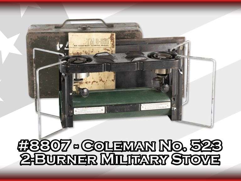 Coleman No. 523 2-Burner Military Stove