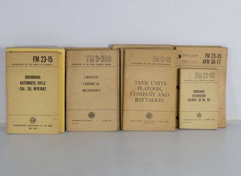 Military Training Manuals