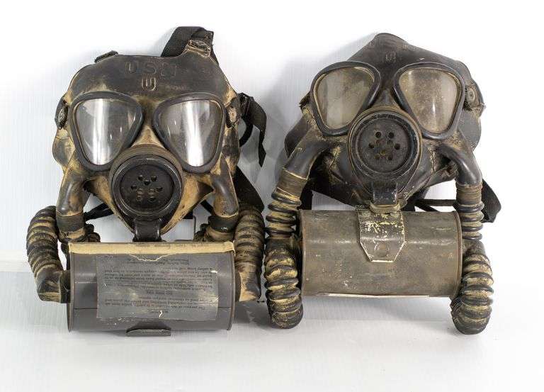 USN Marked Gas Masks