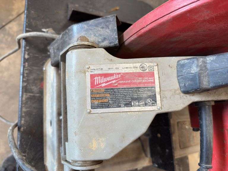 Milwaukee Cut Off Machine