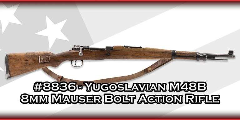 Yugoslavian  M48B  8mm Mauser  Bolt Action Rifle