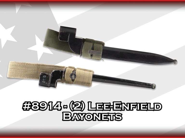 (2) Lee-Enfield Bayonets