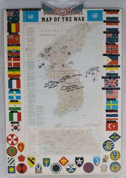 Assorted Framed Maps