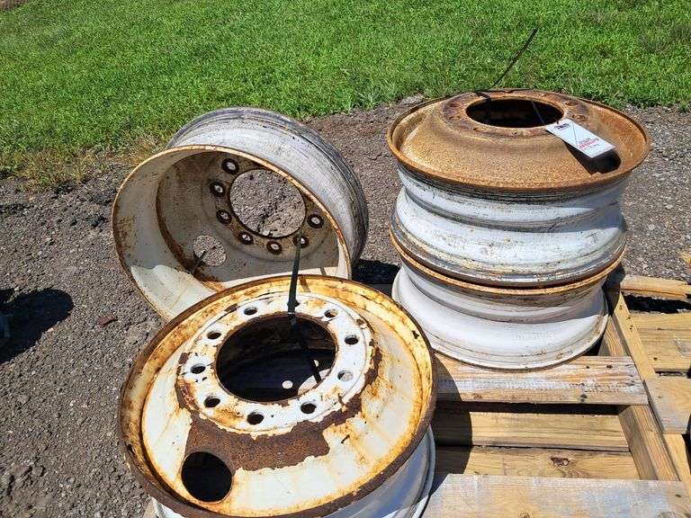 (4) Trailer Rims - RES Auction Services