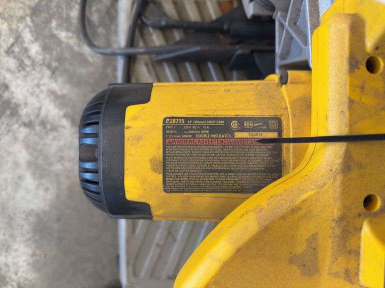 DeWalt Model D28715 Chop Saw
