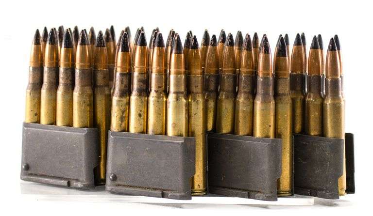 64rds 30-06 Surplus Penetrator / M1 Garand Stripper Clip Ammo