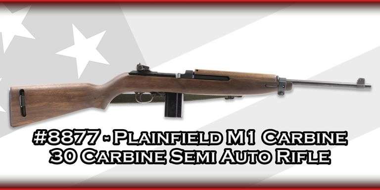 Plainfield  M1 Carbine   30 Carbine  Semi Auto Rifle