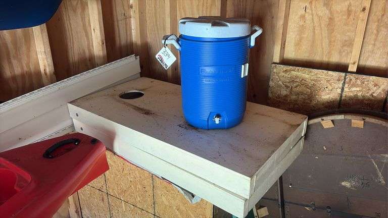 Cornhole Boards & Cooler