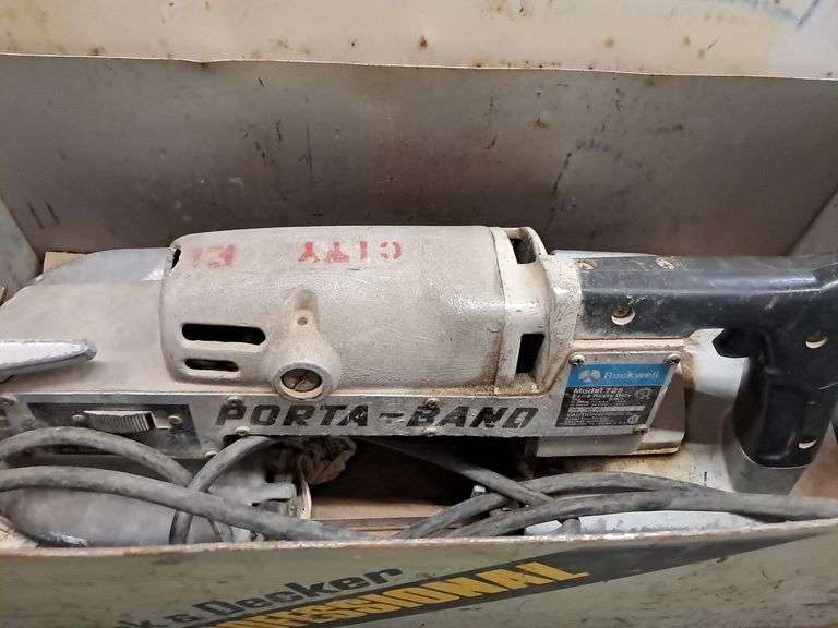 (2) Black & Decker Portable Band Saws