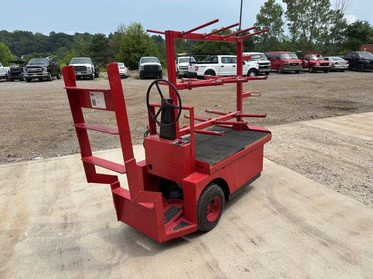 Custom Made Self-Propelled Wire Spool Carts