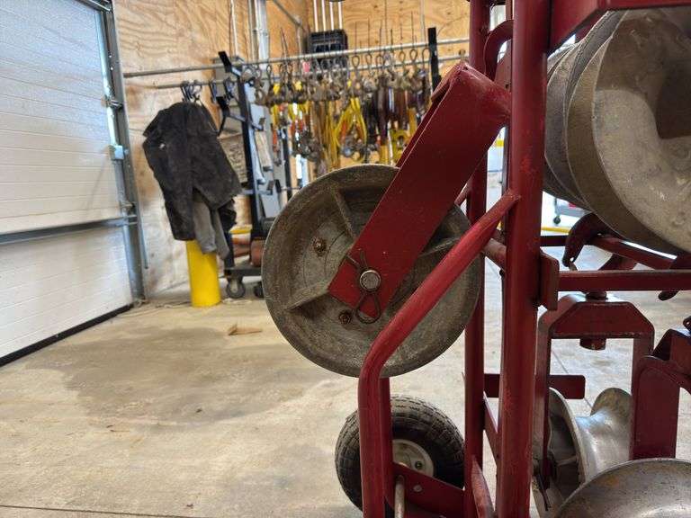 Custom Made Cart w/ Wire Sheave Pulleys