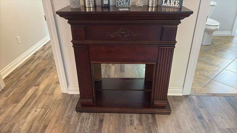 42” X 42” Wooden Mantle