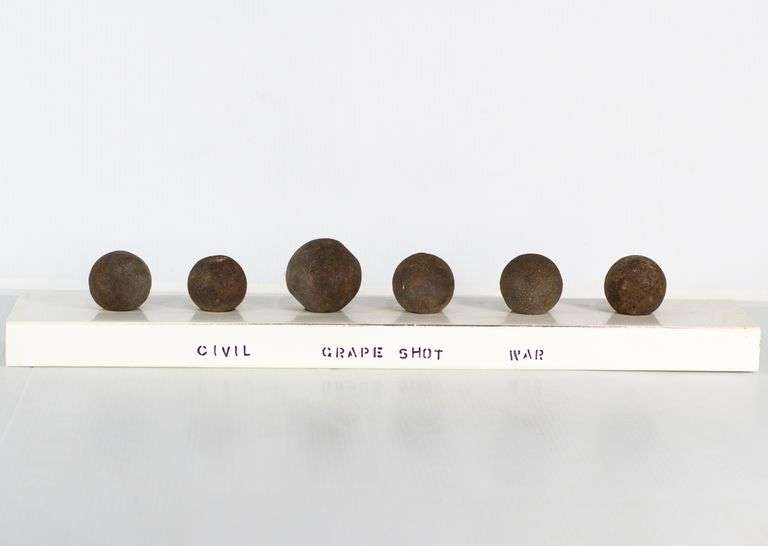 Civil War Grape Shot Display