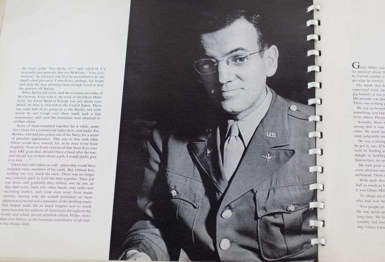 Vintage Glenn Miller Army Air Force Band Record Set