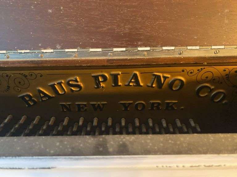 White Painted Piano