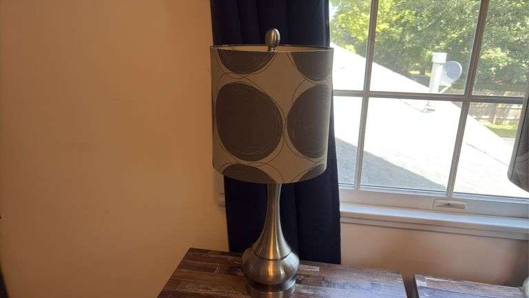 (2) Wooden Night Stands & (2) Lamps