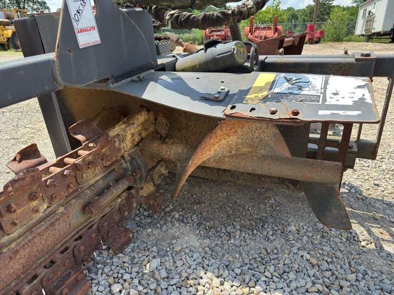 Skid Loader Trencher Attachment