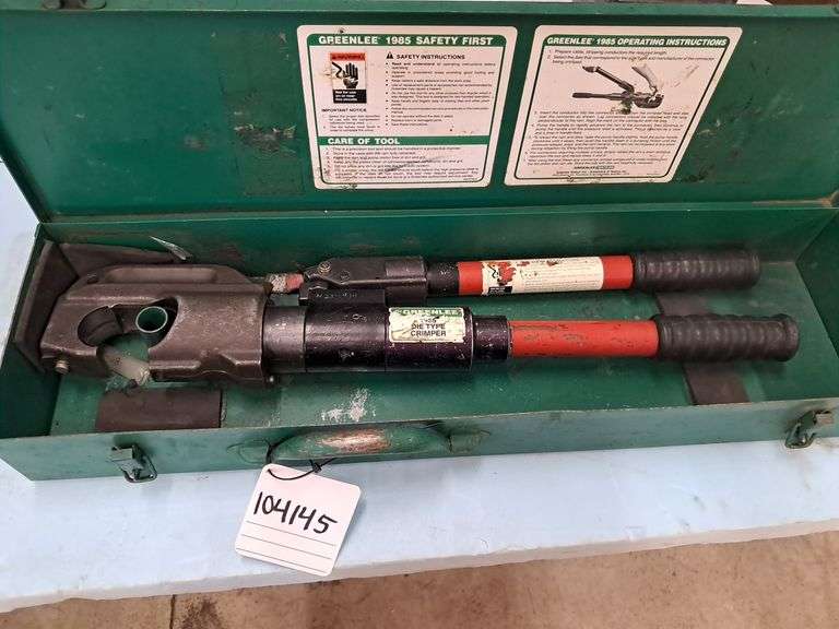 GREENLEE 1985 Die Type Crimper