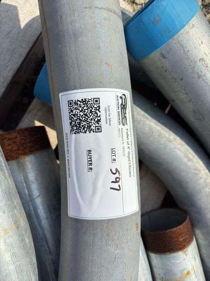 Pallet of 4” Rigid Elbows