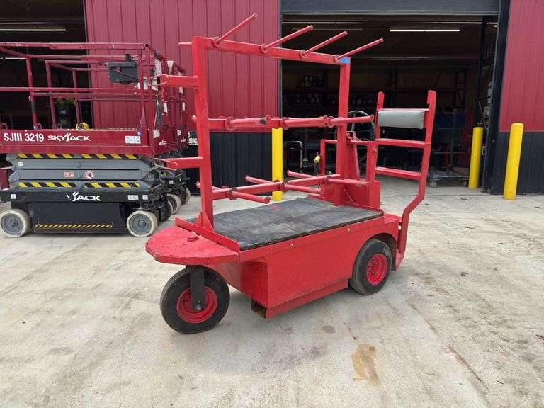 Custom Made Self-Propelled Wire Spool Carts