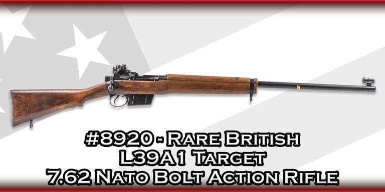 Rare British  L39A1 Target   7.62 Nato  Bolt Action Rifle