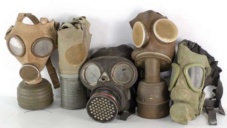 Assorted Military Gas Masks