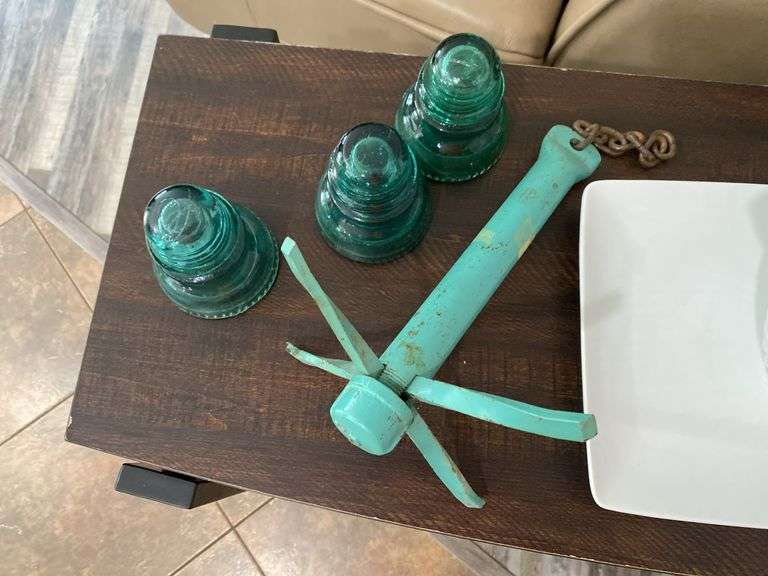 Anchor, Insulators & Other Assorted Decor