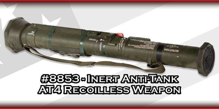 Inert Anti-Tank AT4 Recoilless Weapon