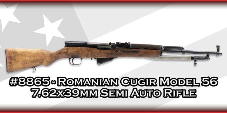 Romanian   Cugir Model 56  7.62x39mm  Semi Auto Rifle