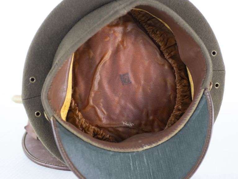 (6) Vintage Military Caps