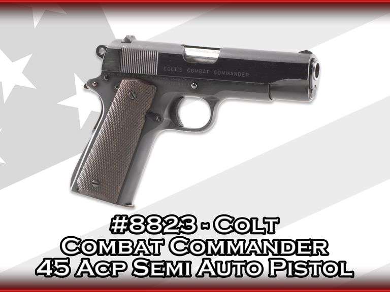 Colt   Combat Commander  45 Acp  Semi Auto Pistol