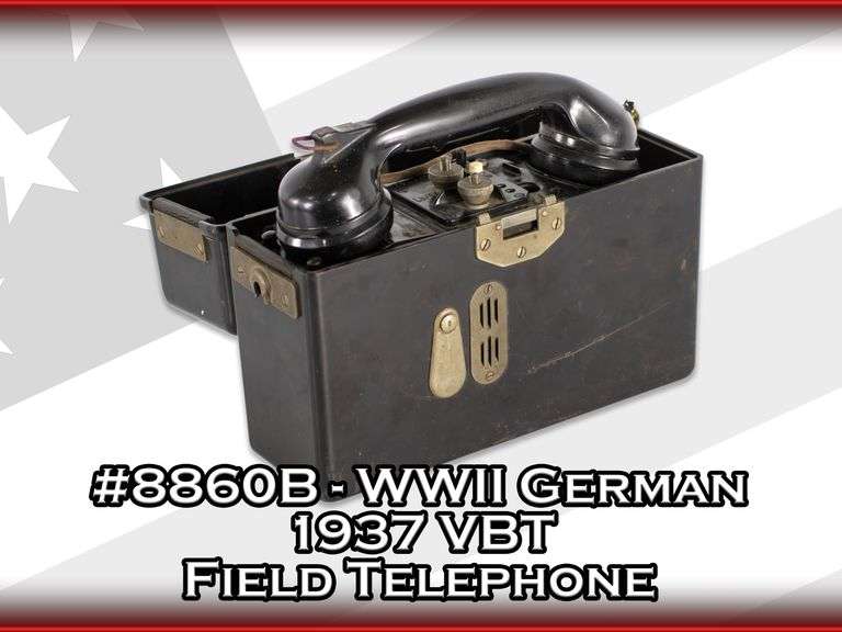 WWII German 1937 VBT Field Telephone