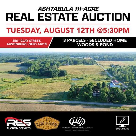  Ashtabula 111 - Acre Real Estate Auction