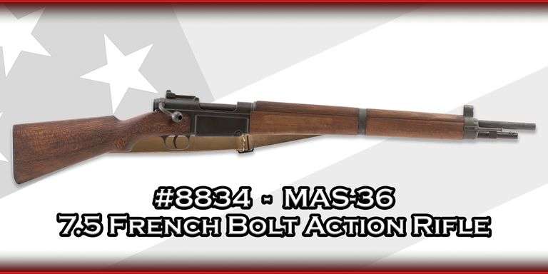 MAS  -36  7.5 French  Bolt Action Rifle