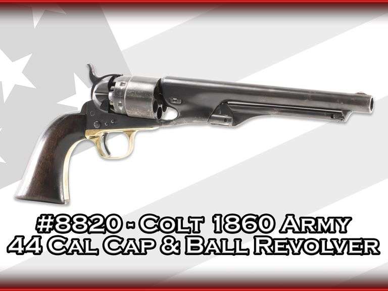 Colt  1860 Army  44 Cal  Cap & Ball Revolver