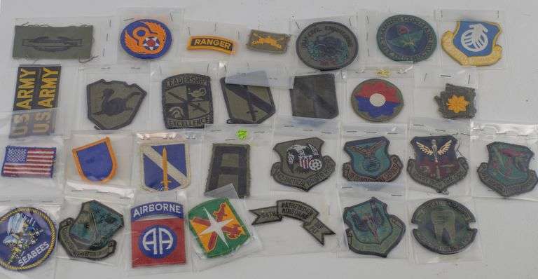 Assorted Military Uniform Patches
