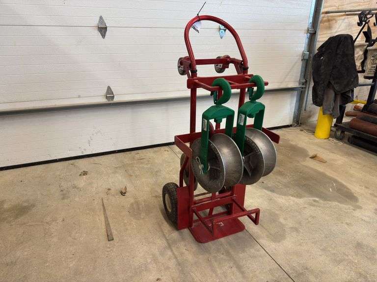 Custom Made Cart w/ Wire Sheave Pullers