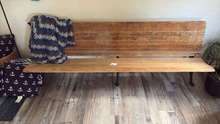 84” Wooden Bench