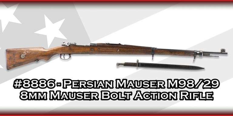 Persian   Mauser M98/29  8mm Mauser  Bolt Action Rifle