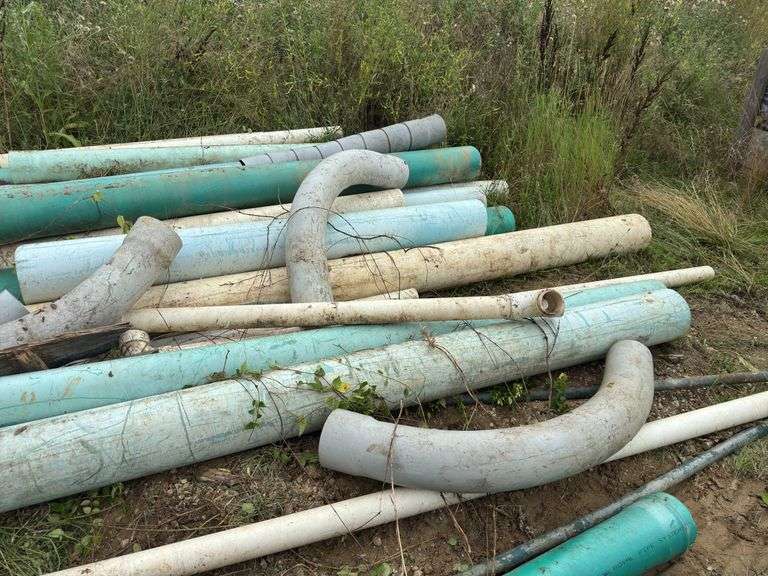 Assortment of PVC Fittings and Pipe