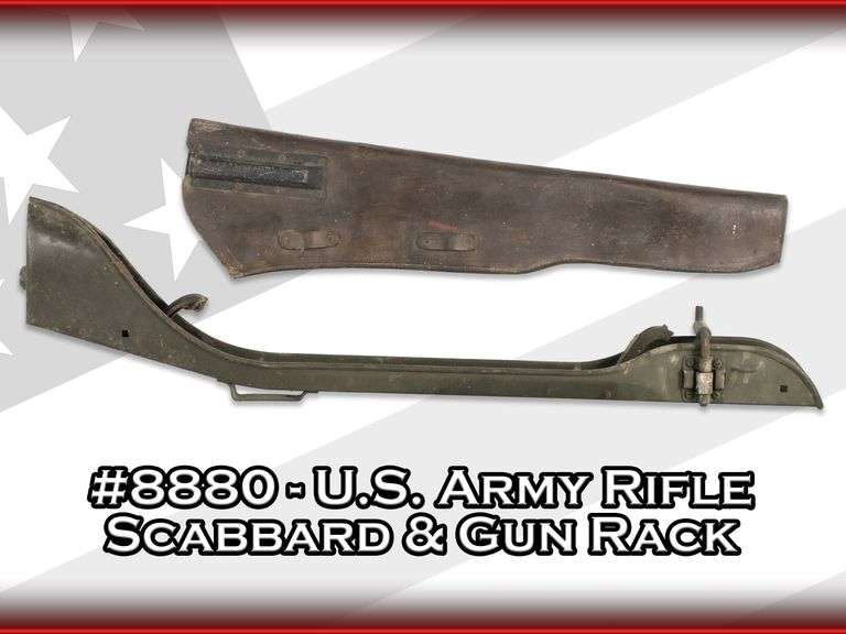 U.S. Army Rifle Scabbard & Gun Rack