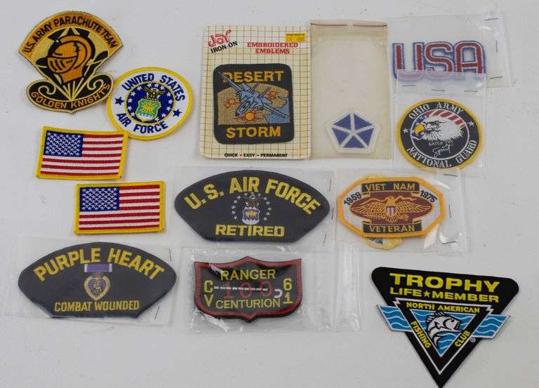 Assorted Military Uniform Patches