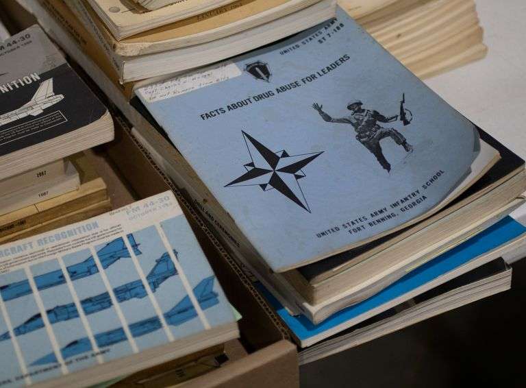 Large Lot Of Assorted Military Training Manuals