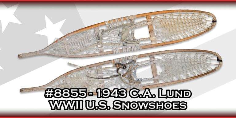 1943 C.A. Lund - WWII U.S. Snowshoes