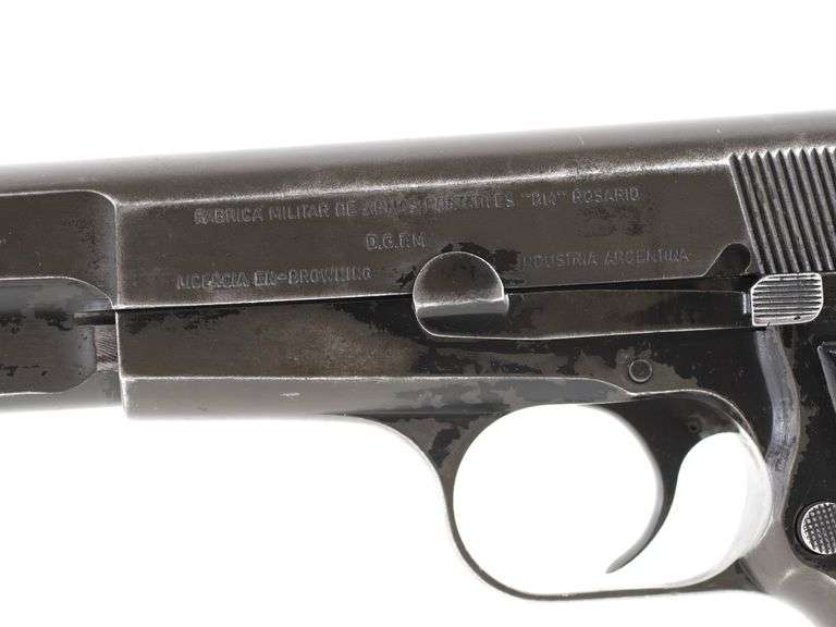 Argentina  FM Hi-Power  9mm  Semi Auto Pistol