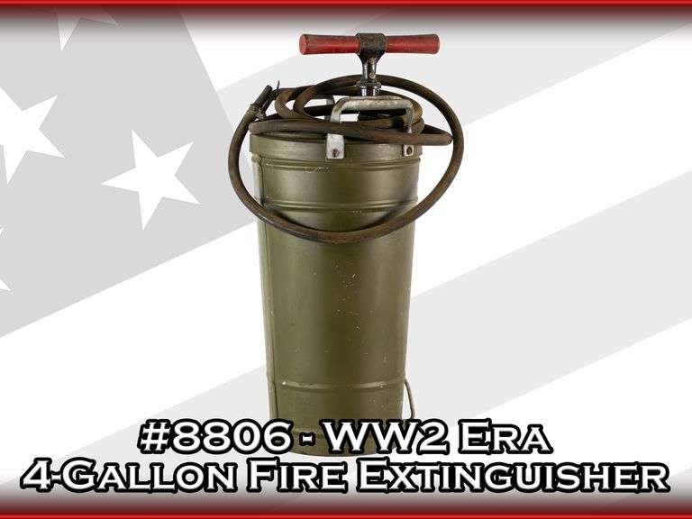 WW2 Era 4-Gallon Fire Extinguisher