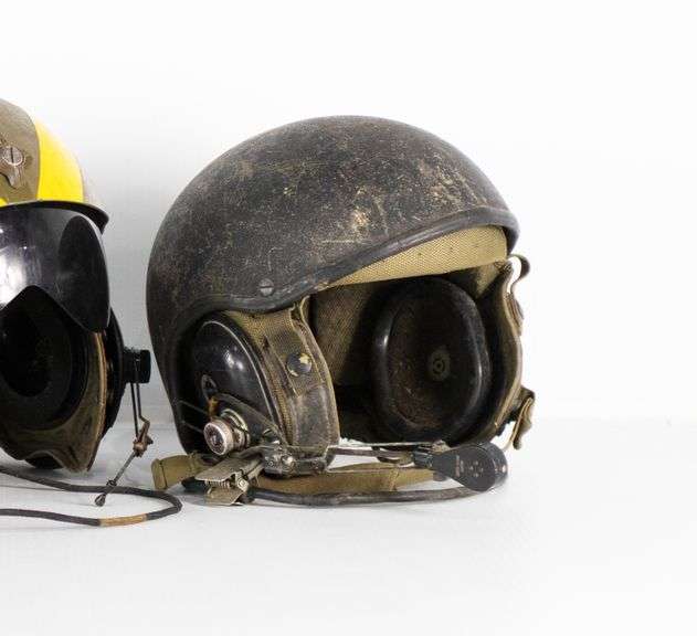 (3) Vintage Military Helmets