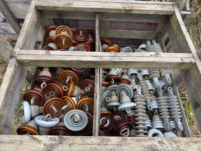 3 Pallets of Wire Insulators & Rigging Hardware