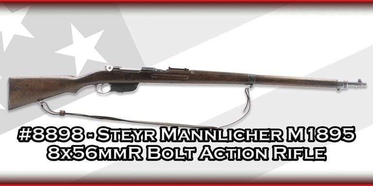Steyr  Mannlicher M1895  8x56mmR  Bolt Action Rifle